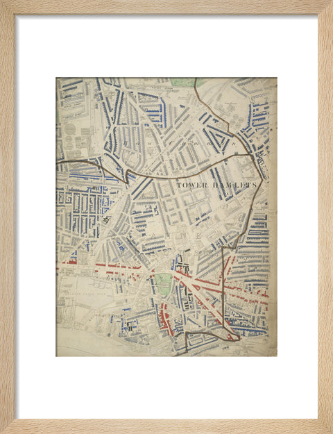Descriptive map of London Poverty Section 30 1889