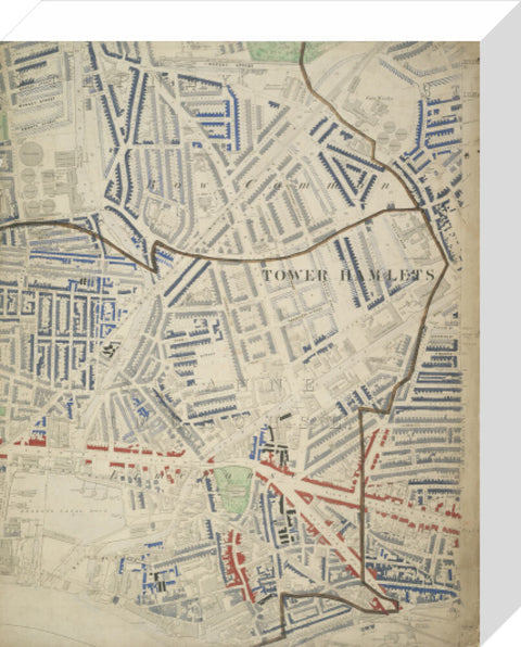 Descriptive map of London Poverty Section 30 1889
