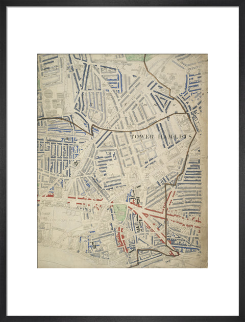 Descriptive map of London Poverty Section 30 1889
