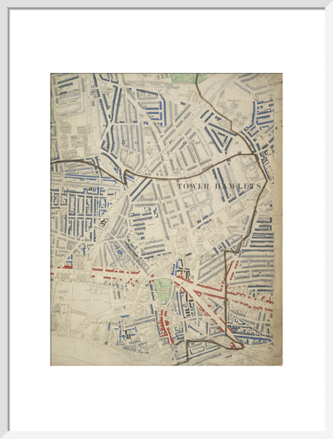 Descriptive map of London Poverty Section 30 1889