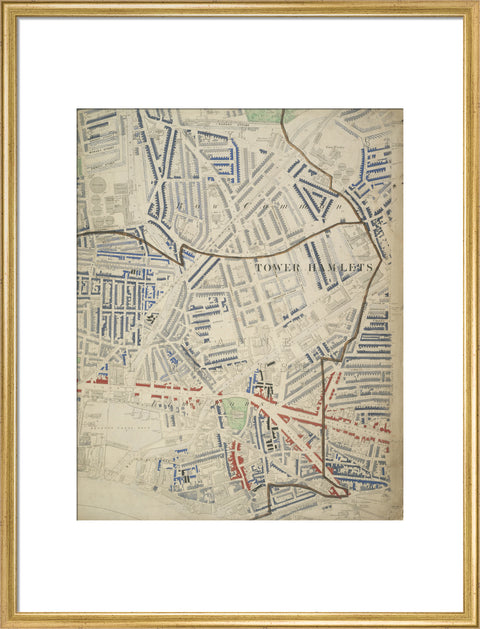 Descriptive map of London Poverty Section 30 1889