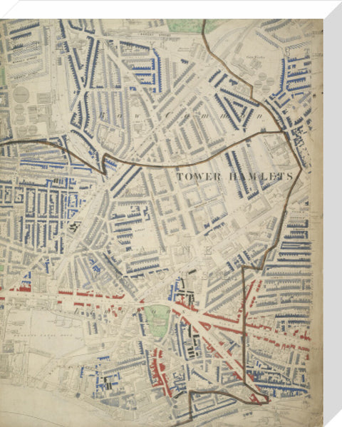 Descriptive map of London Poverty Section 30 1889