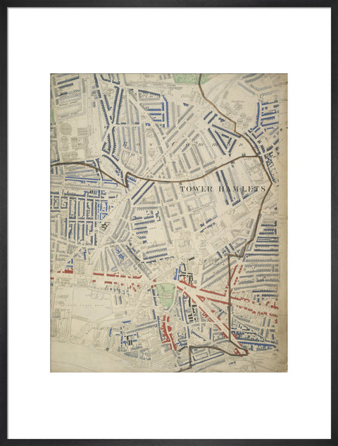 Descriptive map of London Poverty Section 30 1889