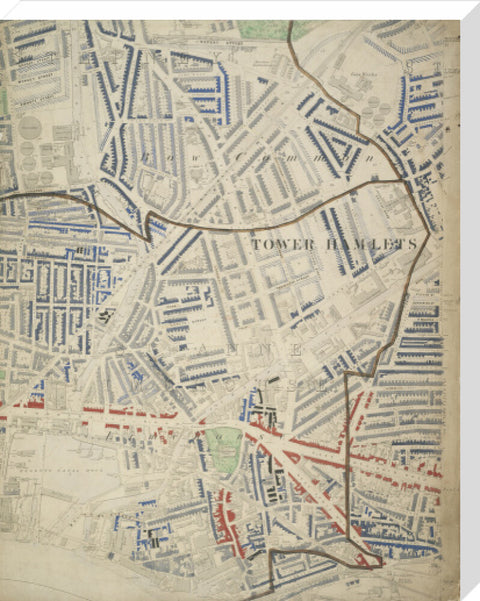 Descriptive map of London Poverty Section 30 1889