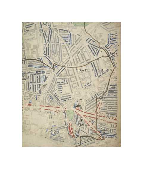 Descriptive map of London Poverty Section 30 1889