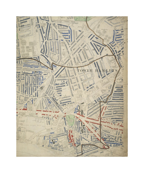 Descriptive map of London Poverty Section 30 1889