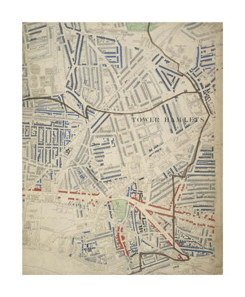 Descriptive map of London Poverty Section 30 1889