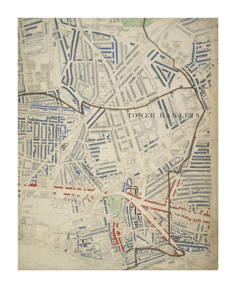 Descriptive map of London Poverty Section 30 1889