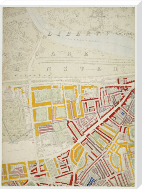 Descriptive map of London Poverty Section 32 1889