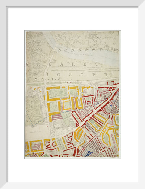 Descriptive map of London Poverty Section 32 1889