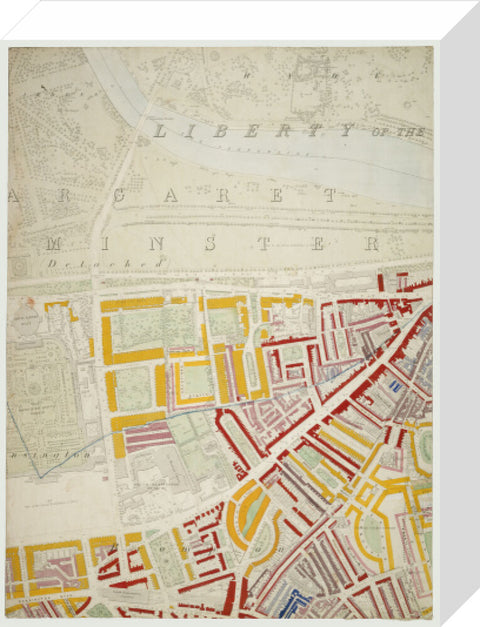 Descriptive map of London Poverty Section 32 1889
