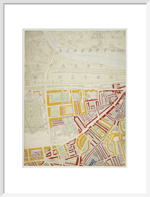 Descriptive map of London Poverty Section 32 1889
