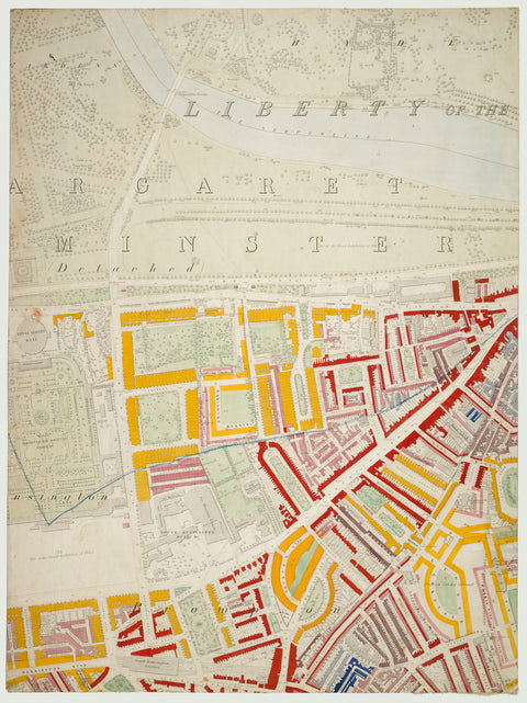 Descriptive map of London Poverty Section 32 1889