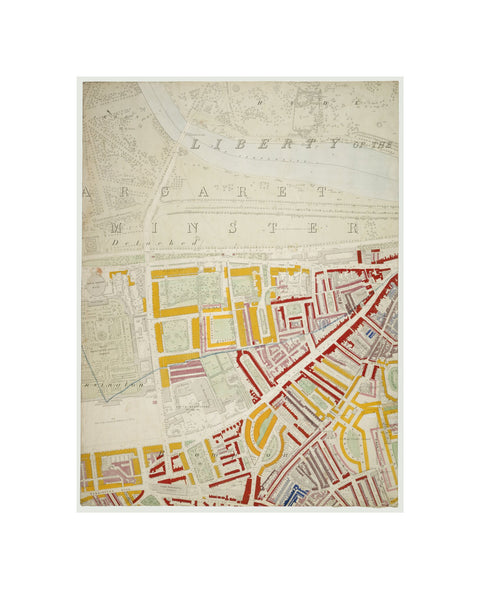 Descriptive map of London Poverty Section 32 1889
