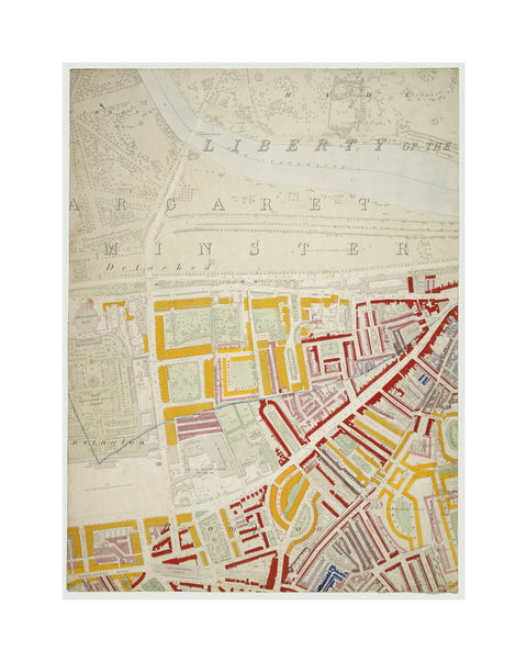 Descriptive map of London Poverty Section 32 1889