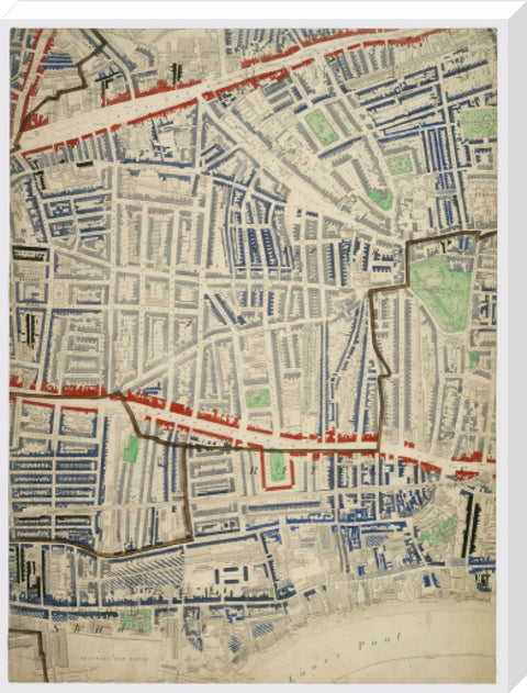 Descriptive map of London Poverty Section 29 1889
