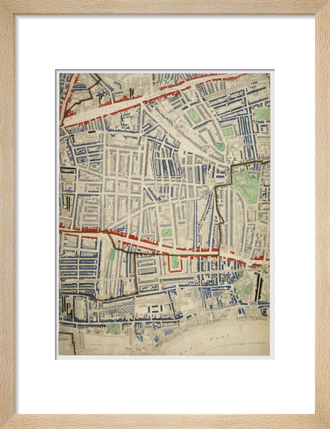 Descriptive map of London Poverty Section 29 1889