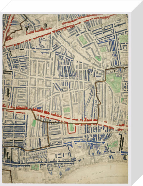 Descriptive map of London Poverty Section 29 1889