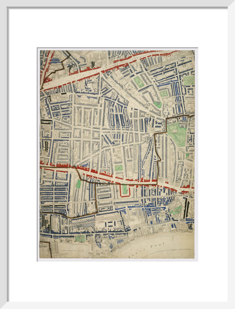 Descriptive map of London Poverty Section 29 1889
