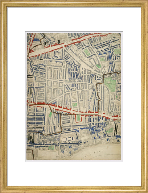 Descriptive map of London Poverty Section 29 1889