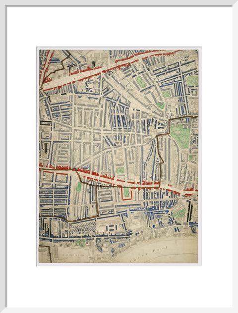 Descriptive map of London Poverty Section 29 1889