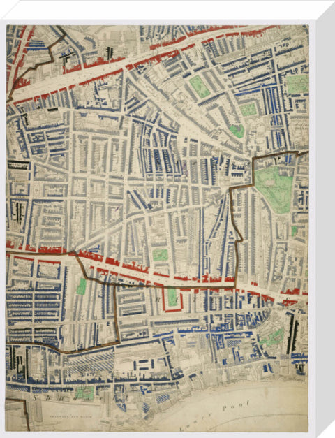 Descriptive map of London Poverty Section 29 1889