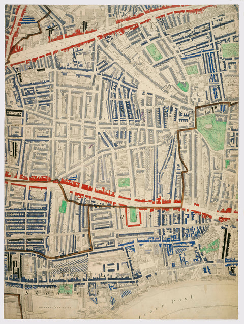 Descriptive map of London Poverty Section 29 1889