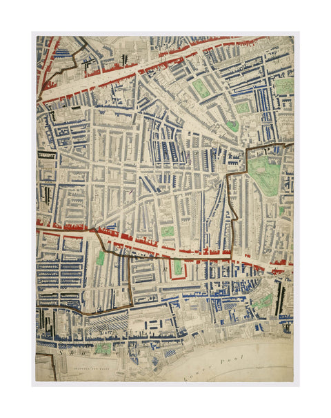 Descriptive map of London Poverty Section 29 1889