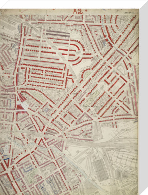 Descriptive map of London Poverty Section 4 1889