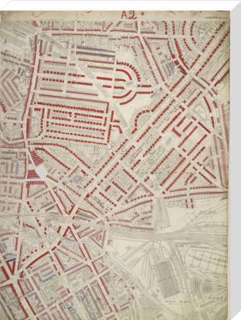 Descriptive map of London Poverty Section 4 1889