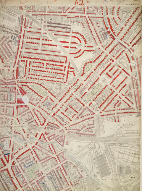 Descriptive map of London Poverty Section 4 1889