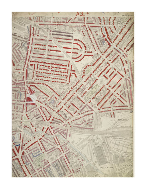 Descriptive map of London Poverty Section 4 1889