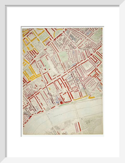 Descriptive map of London Poverty Section 42 1889