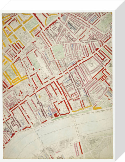 Descriptive map of London Poverty Section 42 1889