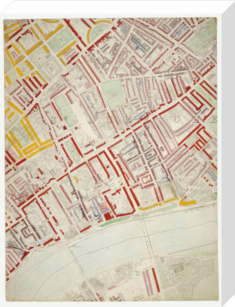 Descriptive map of London Poverty Section 42 1889