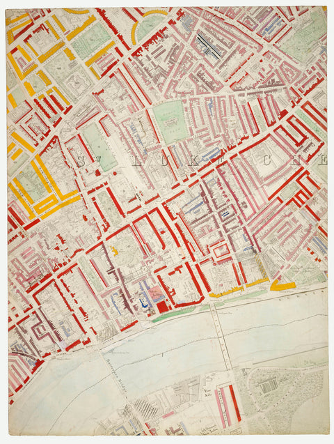 Descriptive map of London Poverty Section 42 1889