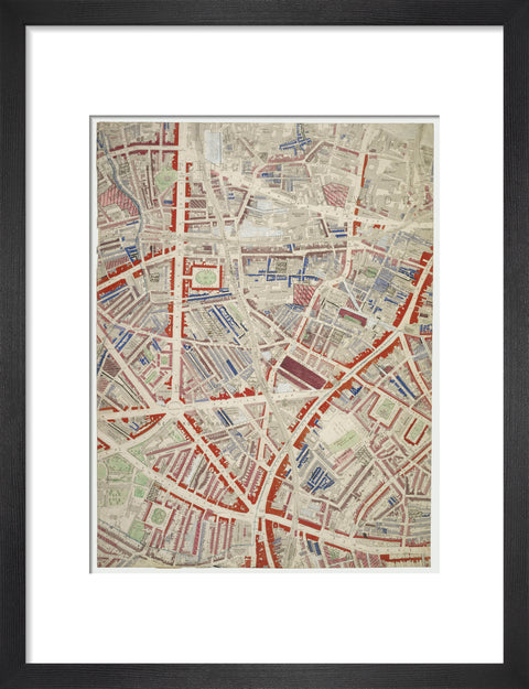Descriptive map of London Poverty Section 36 1889