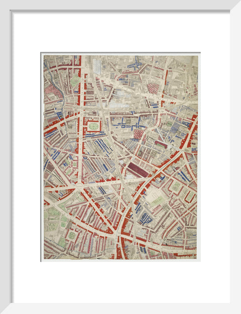 Descriptive map of London Poverty Section 36 1889