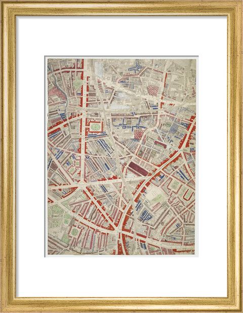 Descriptive map of London Poverty Section 36 1889
