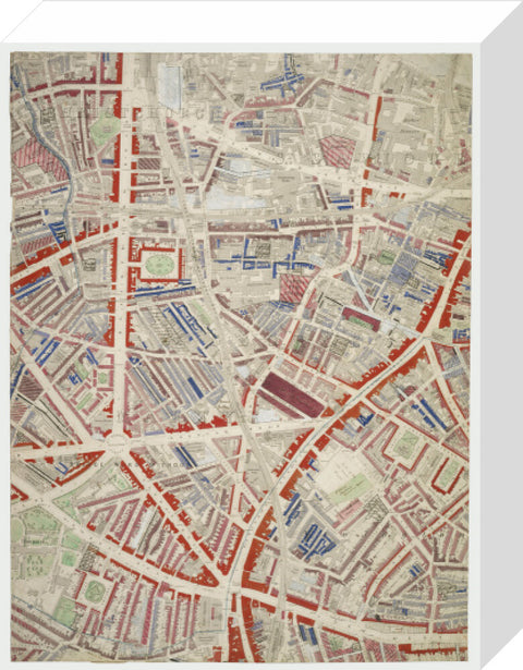 Descriptive map of London Poverty Section 36 1889