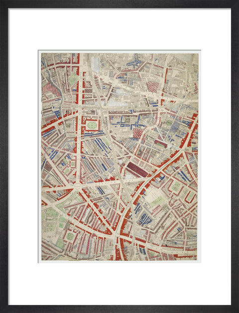 Descriptive map of London Poverty Section 36 1889