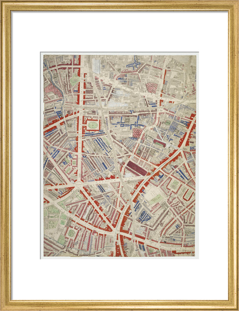 Descriptive map of London Poverty Section 36 1889