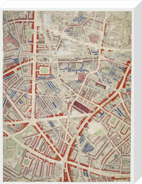 Descriptive map of London Poverty Section 36 1889