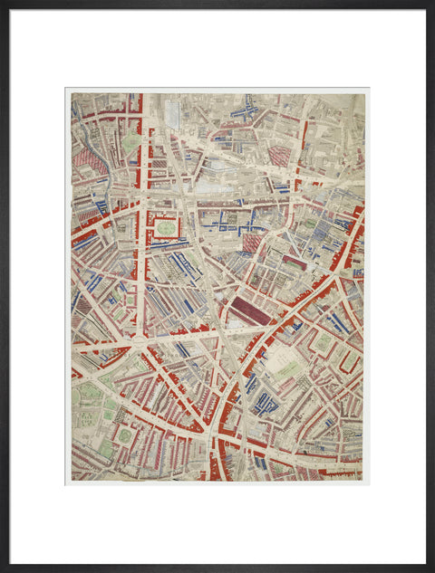 Descriptive map of London Poverty Section 36 1889
