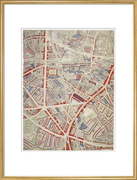 Descriptive map of London Poverty Section 36 1889