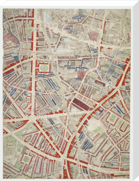Descriptive map of London Poverty Section 36 1889