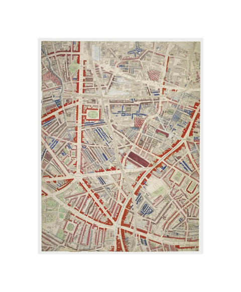Descriptive map of London Poverty Section 36 1889