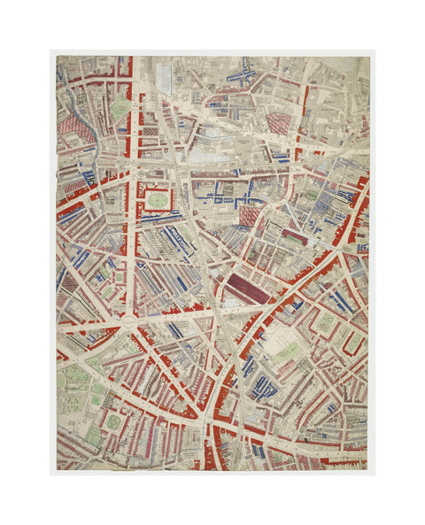 Descriptive map of London Poverty Section 36 1889