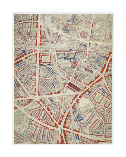 Descriptive map of London Poverty Section 36 1889