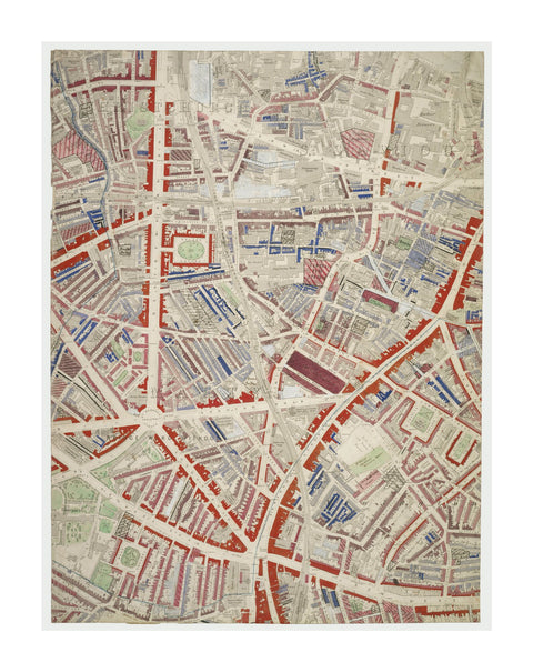 Descriptive map of London Poverty Section 36 1889